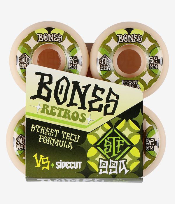 Bones Retros Wheels STF V5 Sidecut 52mm - White