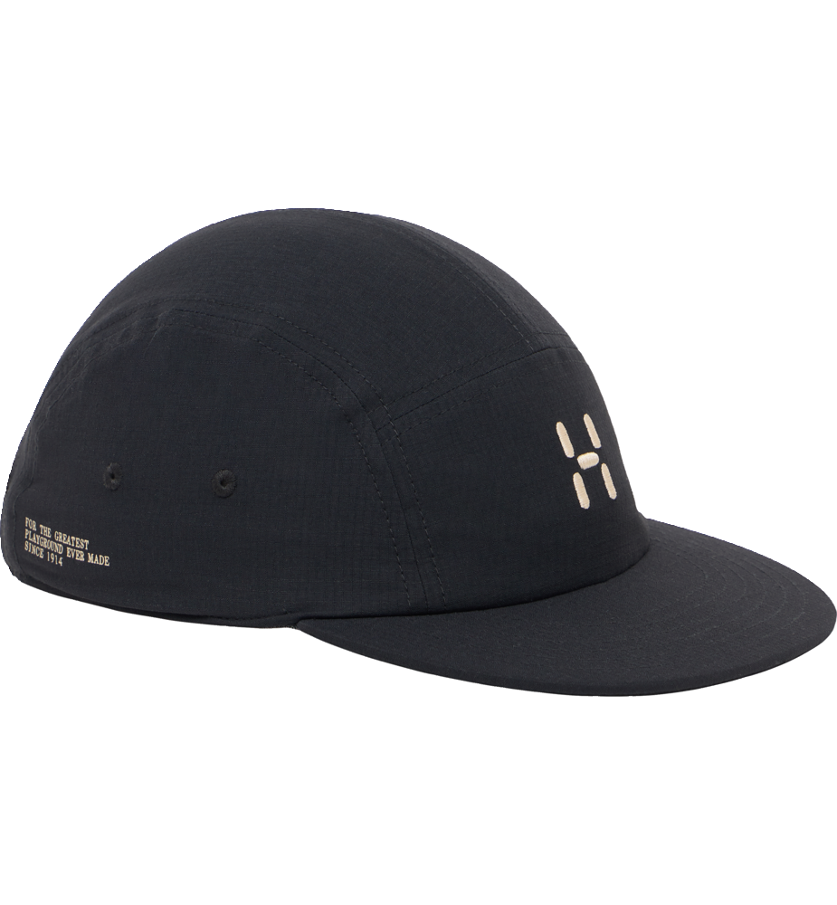 Haglöfs Brand Five Panel Cap - True Black
