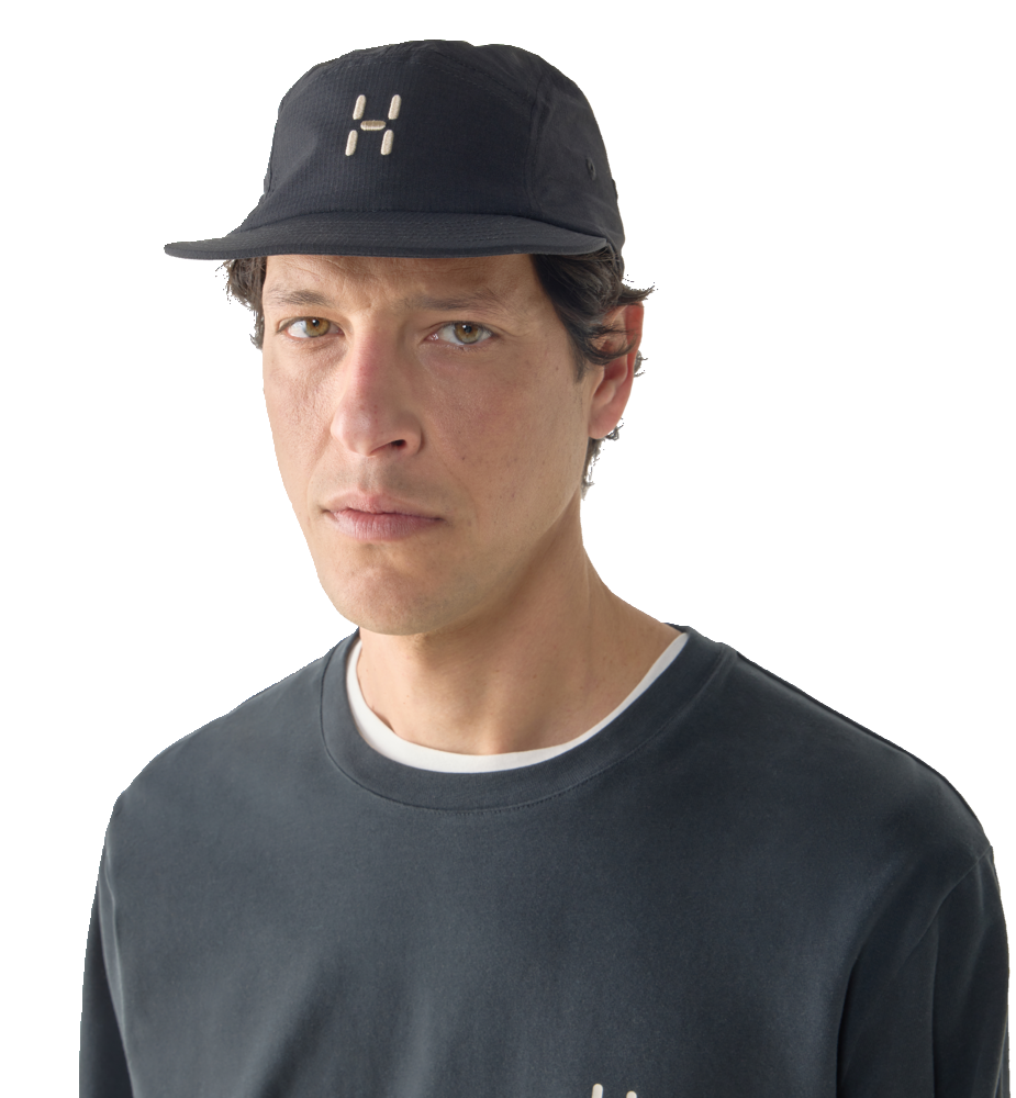 Haglöfs Brand Five Panel Cap - True Black