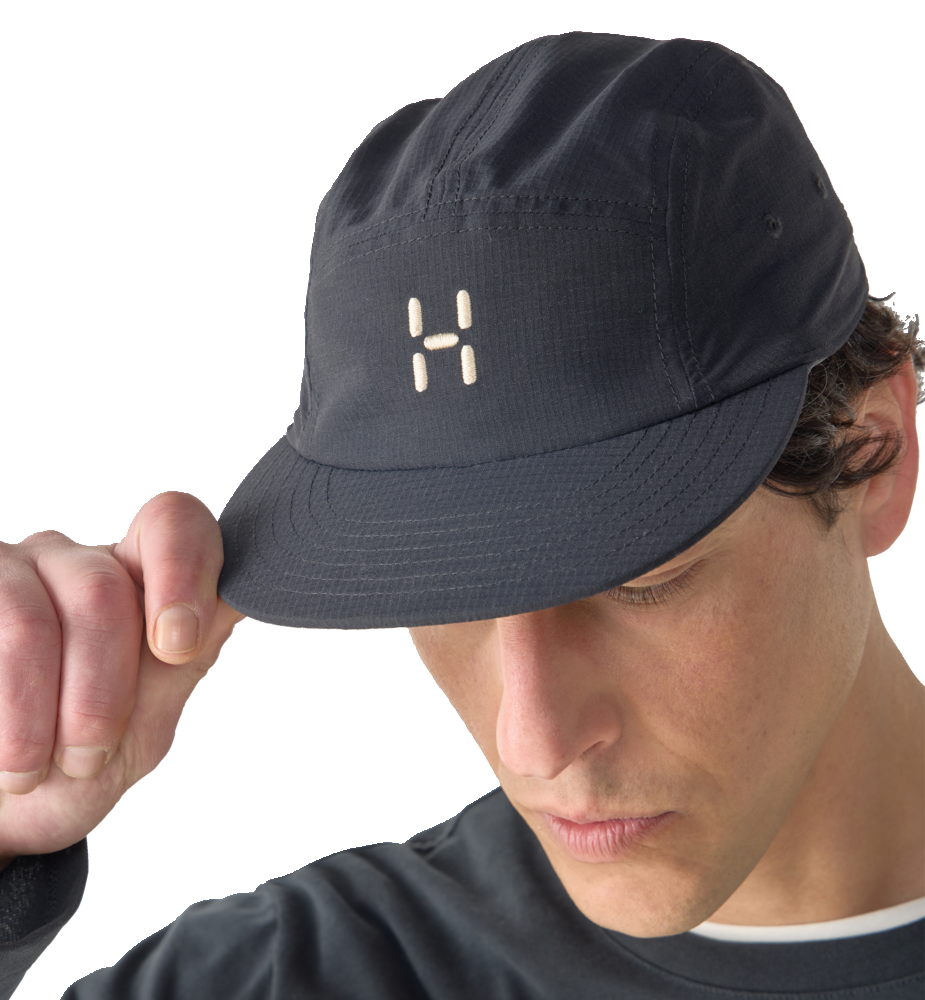 Haglöfs Brand Five Panel Cap - True Black
