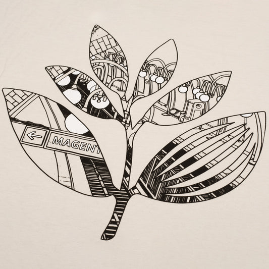 Magenta - Metro T-Shirt - Natural