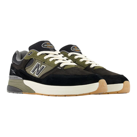 New Balance Numeric Andrew Reynolds 933 Shoes - Black / Dark Olivine