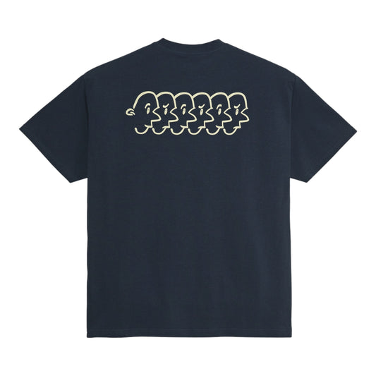 Polar Skate Co - Faces Tee - New Navy