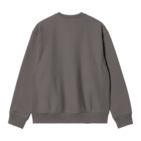 Carhartt WIP American Script Sweat - Porphyry