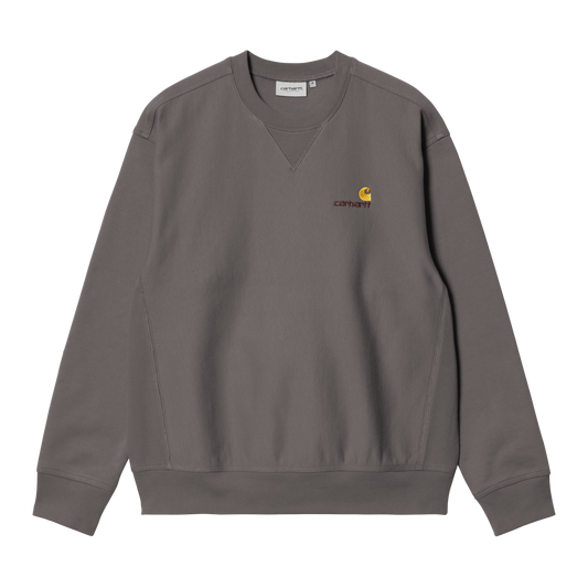 Carhartt WIP American Script Sweat - Porphyry