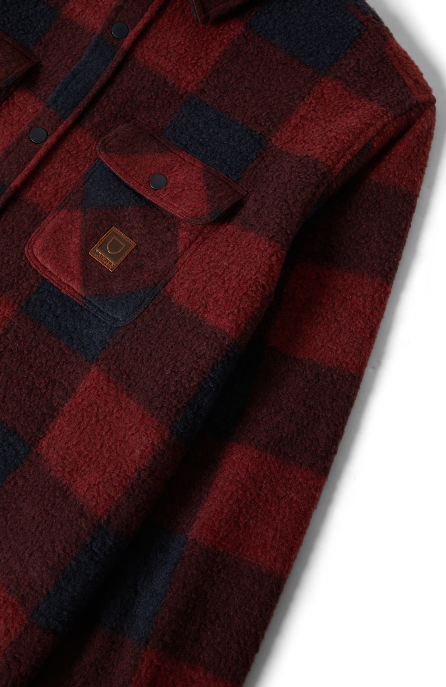 Brixton - Bowery Arctic Stretch Fleece Jacket - Adrenaline Rush / Mood Indigo