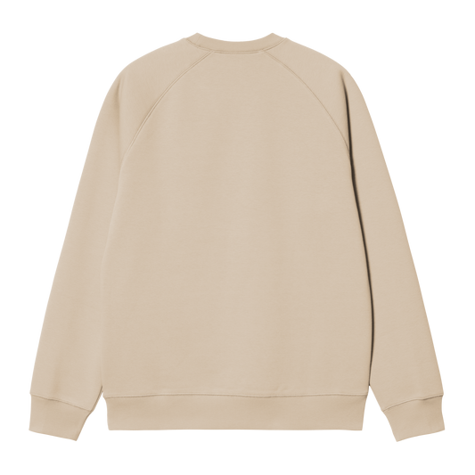 Carhartt WIP Chase Sweat - Fleur De Sel/Gold