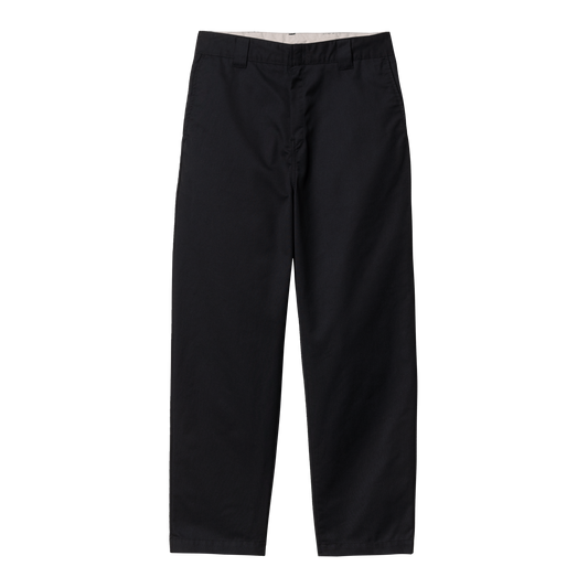 Carhartt WIP Craft Pant - Black, Rinsed