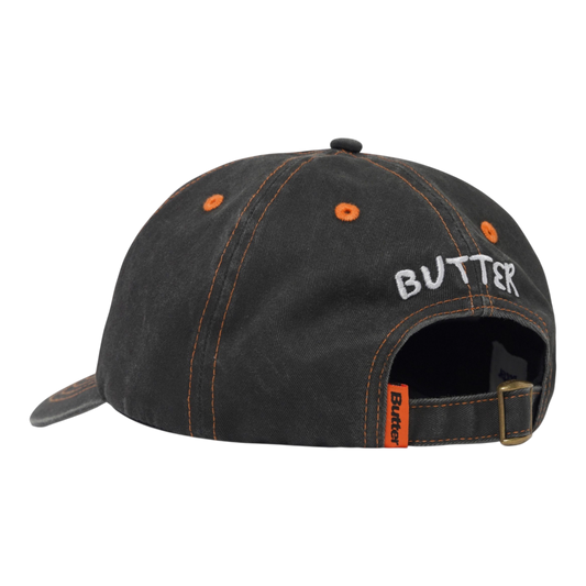 Butter Goods X Daniel Johnston - Enemy 5 Panel Cap - Black / Slate