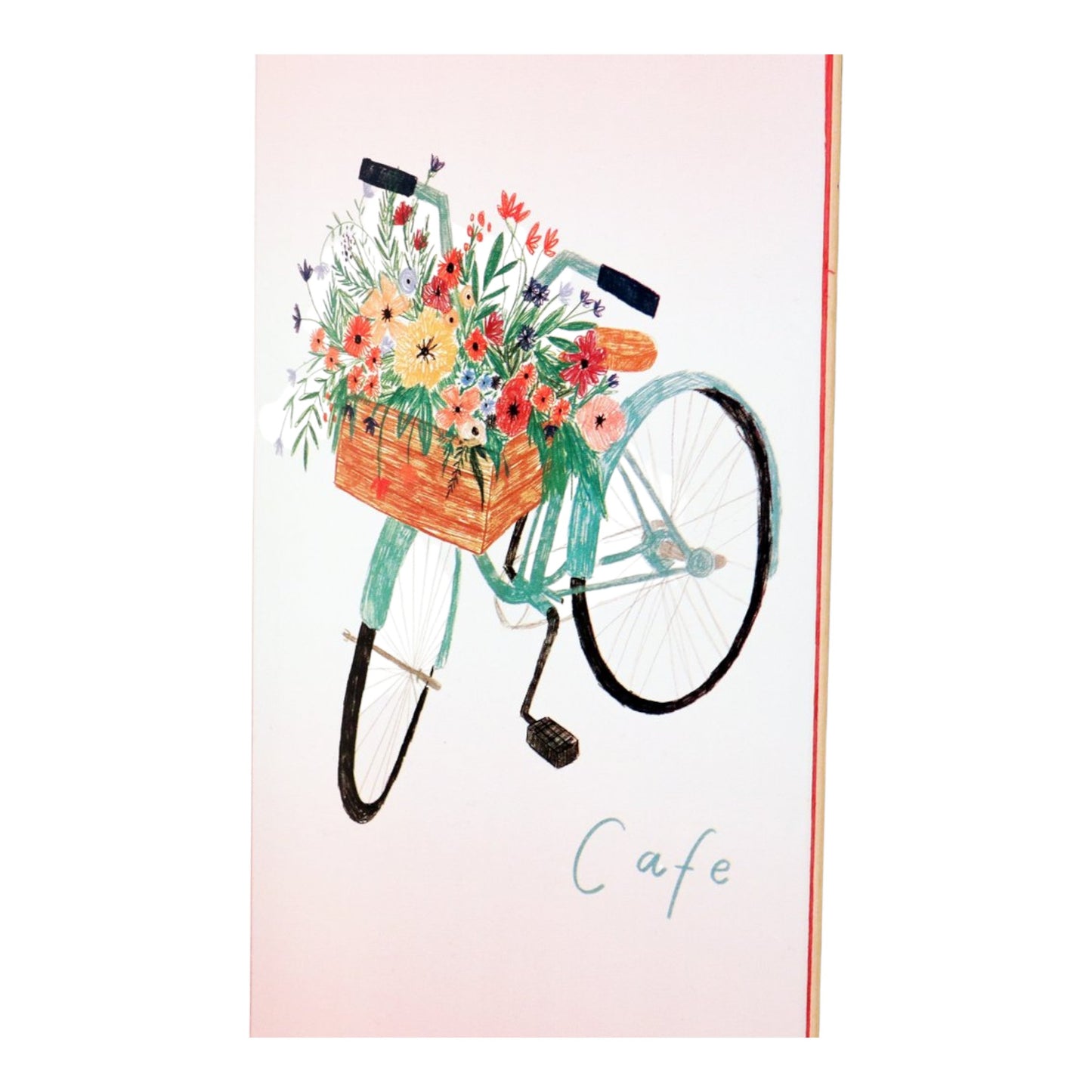 Skate Cafe Flower Basket (Pink) Deck - 8.0"