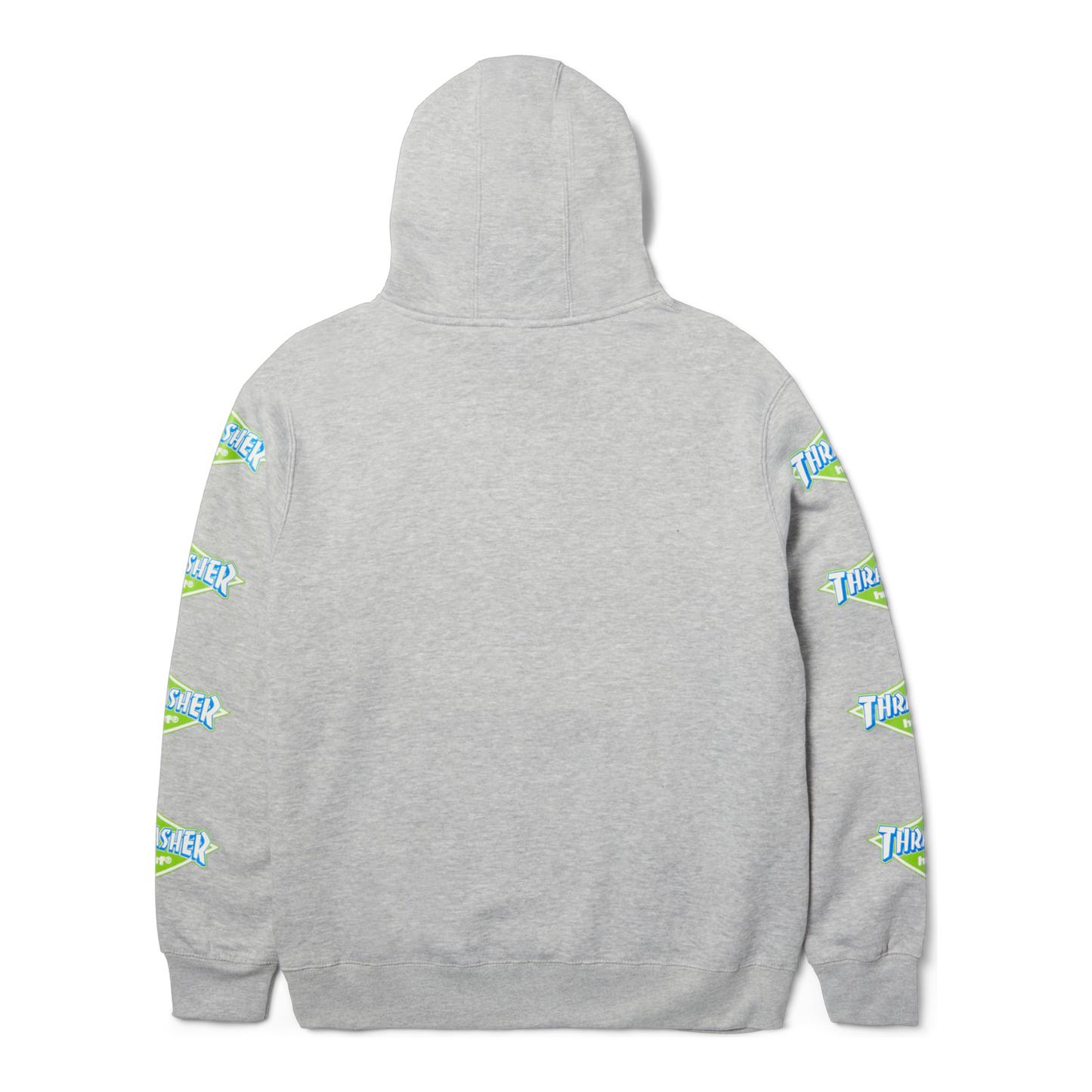 HUF x Thrasher Logo Hoodie - Heather Grey