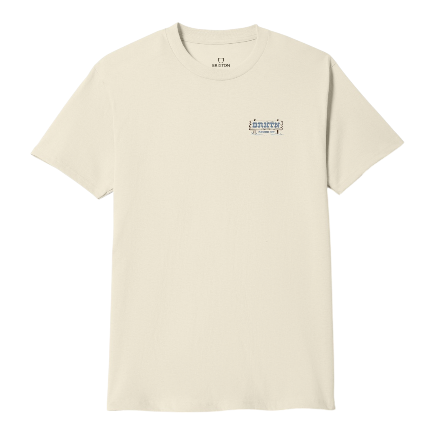 Brixton Hutchins S/S T-Shirt - Cream