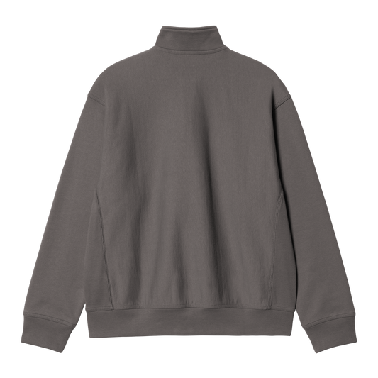 Carhartt WIP Half Zip American Script Sweat - Porphyry
