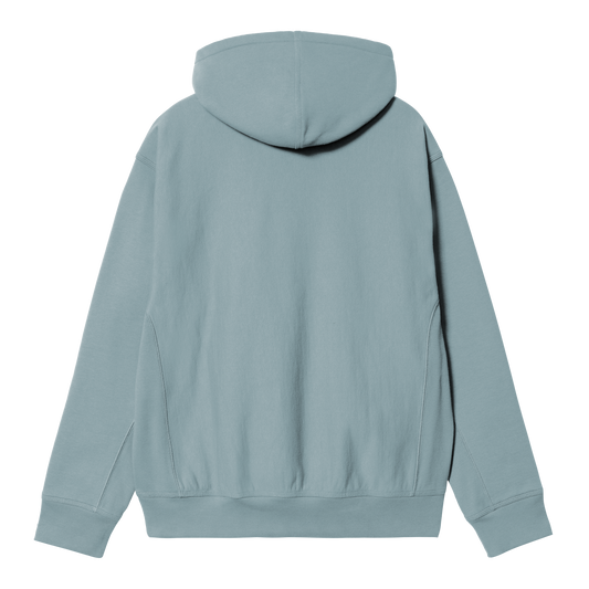 Carhartt WIP Hooded American Script Sweat - Citadel