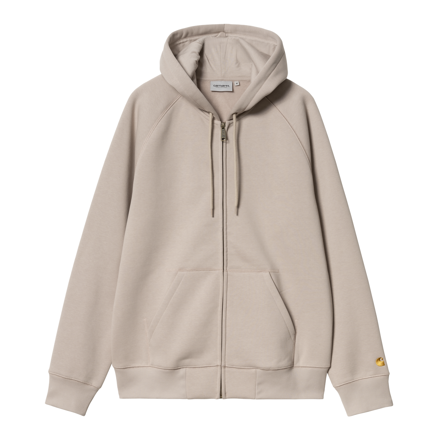 Carhartt WIP Hooded Chase Jacket - Dusky Beige/Gold