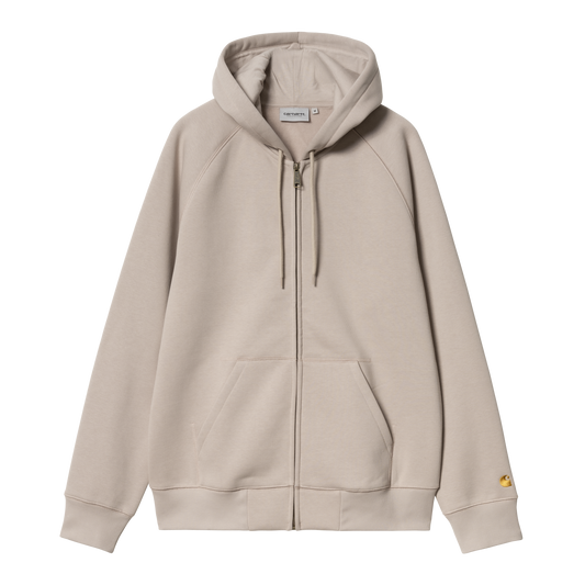 Carhartt WIP Hooded Chase Jacket - Dusky Beige/Gold