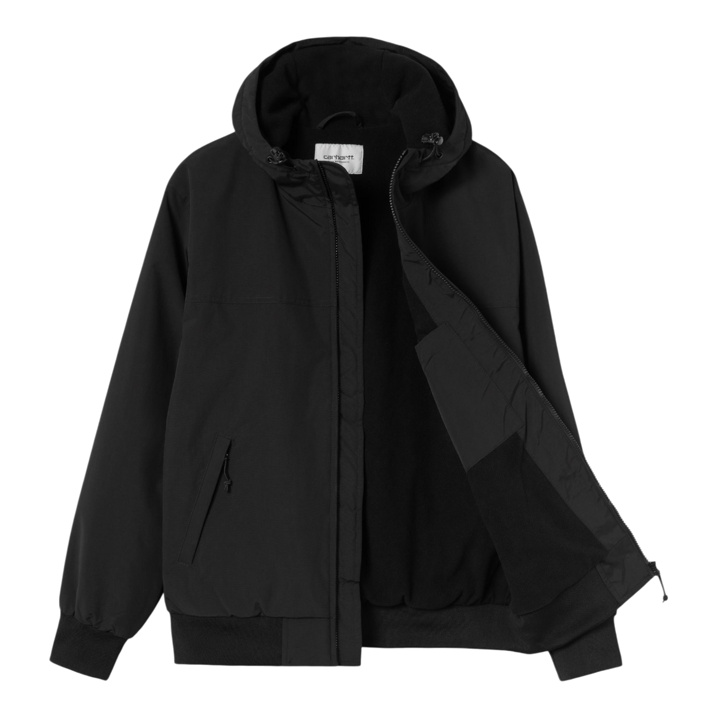 Carhartt WIP Hooded Sail Jacket- Black / White