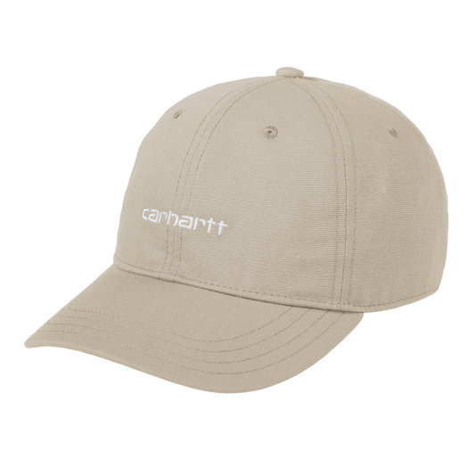 Carhartt WIP Script Cap - Fleur De Sel/White