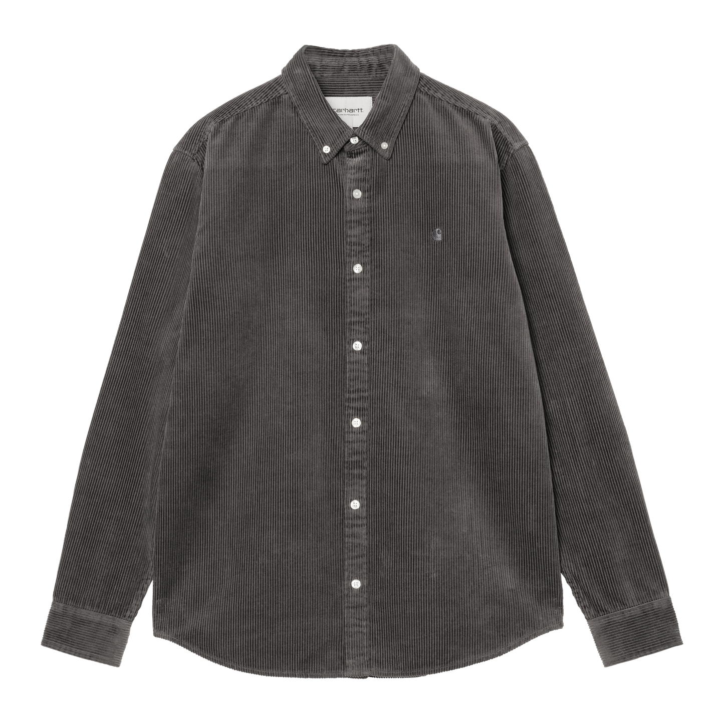 Carhartt WIP L/S Madison Cord Shirt - Graphite / Graphite