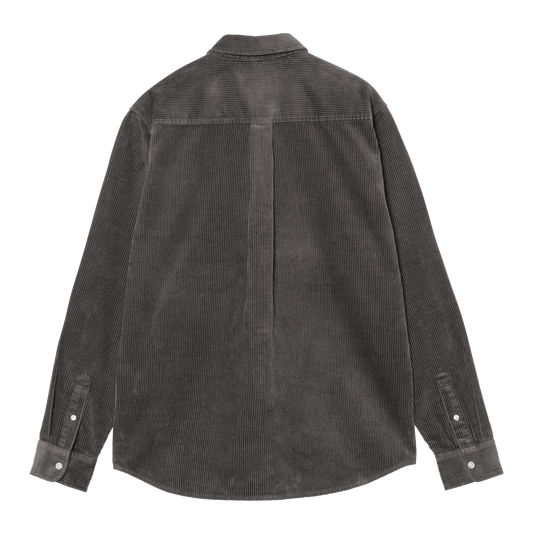 Carhartt WIP L/S Madison Cord Shirt - Graphite / Graphite