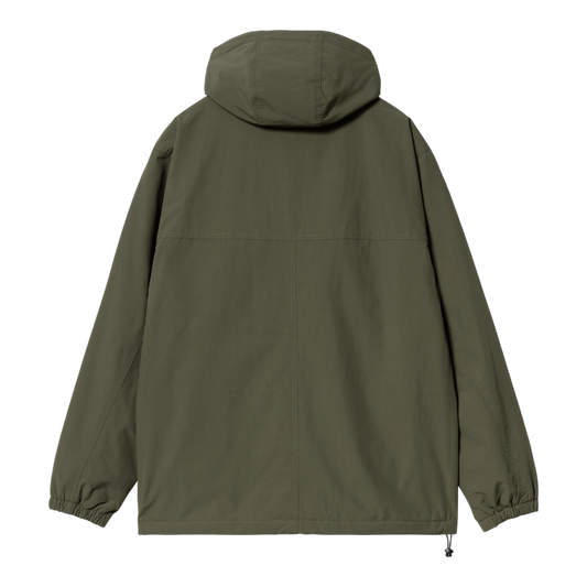 Carhartt WIP Windbreaker Pullover Jacket- Cypress / Black