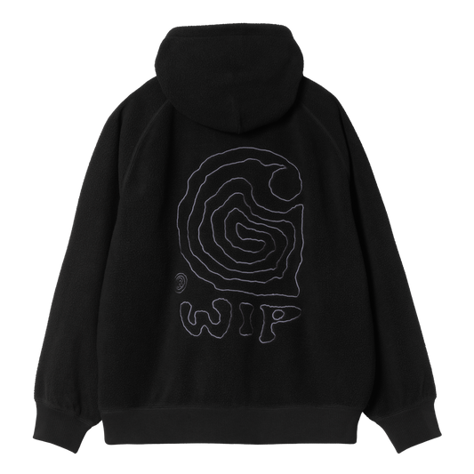 Carhartt WIP Hooded Helix Sweatshirt - Black / Porphyry