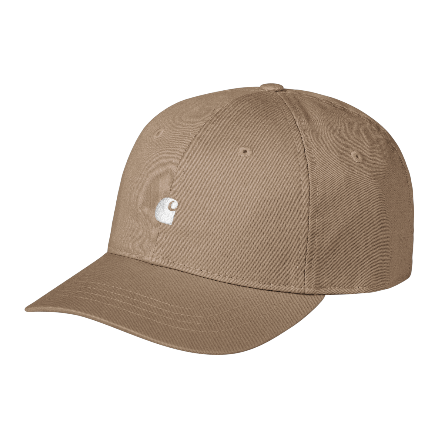 Carhartt WIP Madison Logo Cap - Leather / White