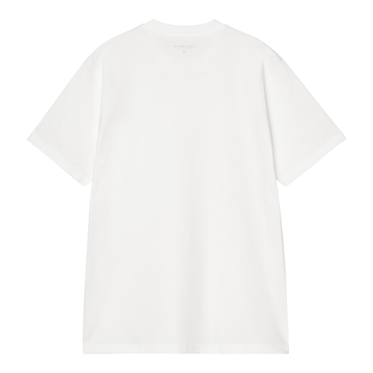 Carhartt WIP S/S Small Heart T-Shirt - White / Red