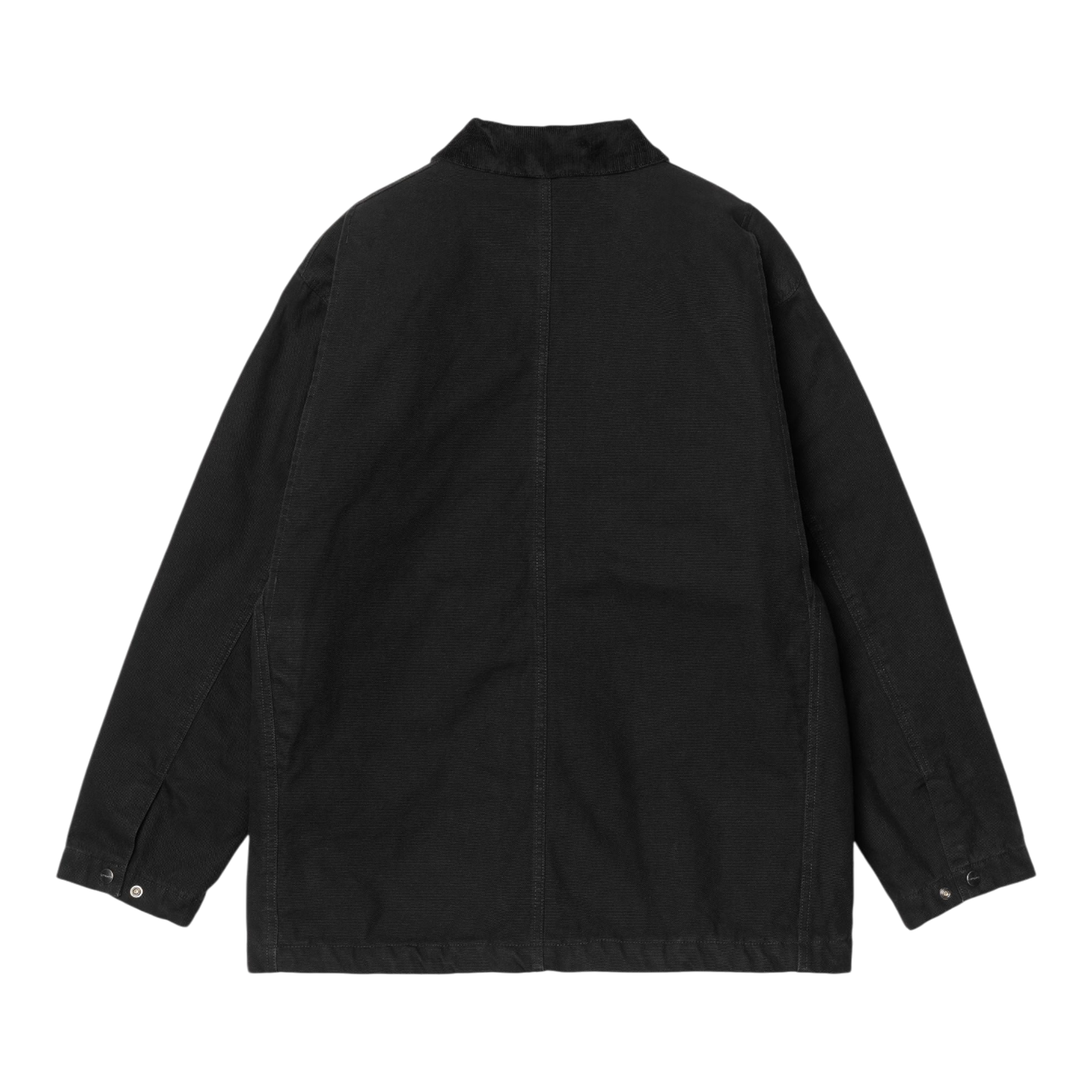 Carhartt WIP Landers Coat - Black / Black, Stone Washed
