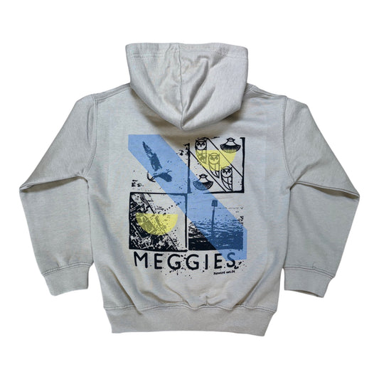 Forw4rd Meggies Grid Youth Hoodie - Stone