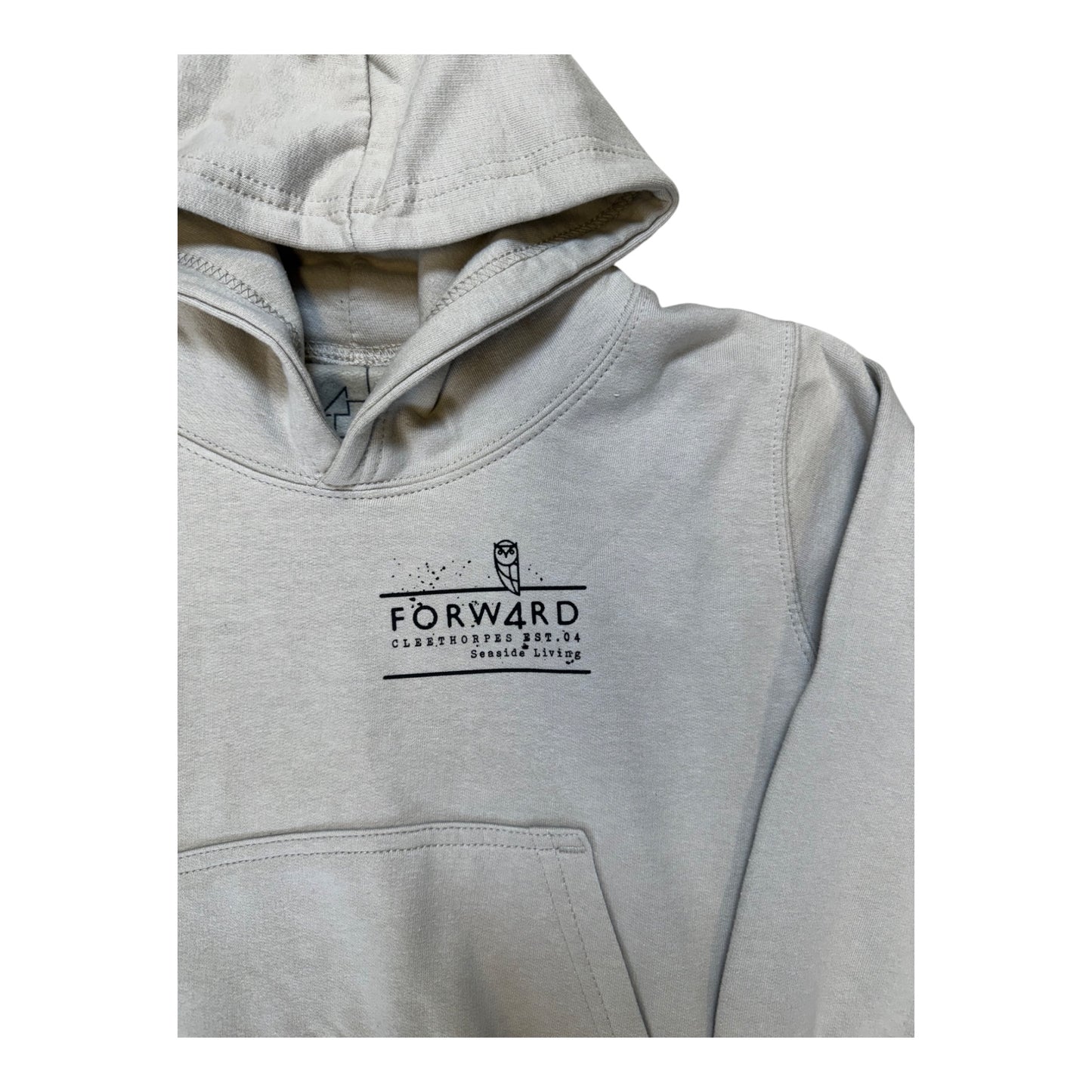 Forw4rd Meggies Grid Youth Hoodie - Stone