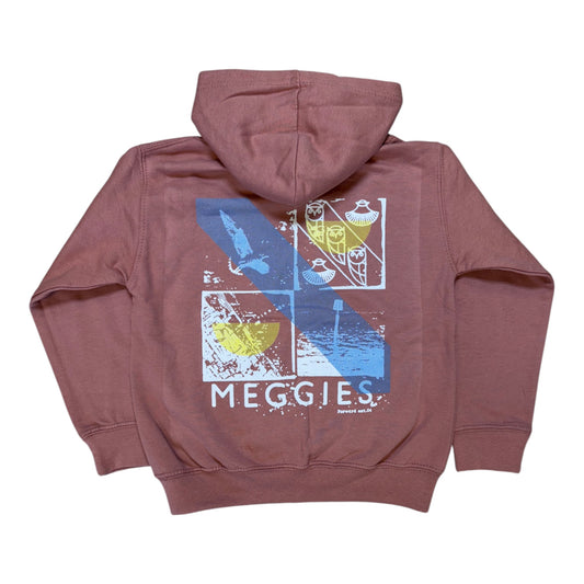 Forw4rd Meggies Grid Youth Hoodie - Dusty Pink
