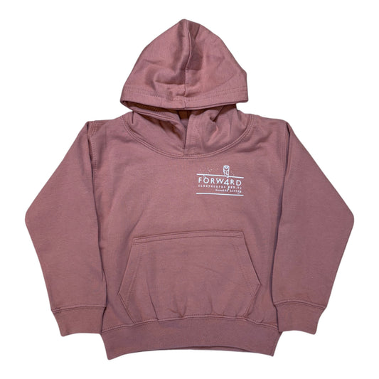 Forw4rd Meggies Grid Youth Hoodie - Dusty Pink