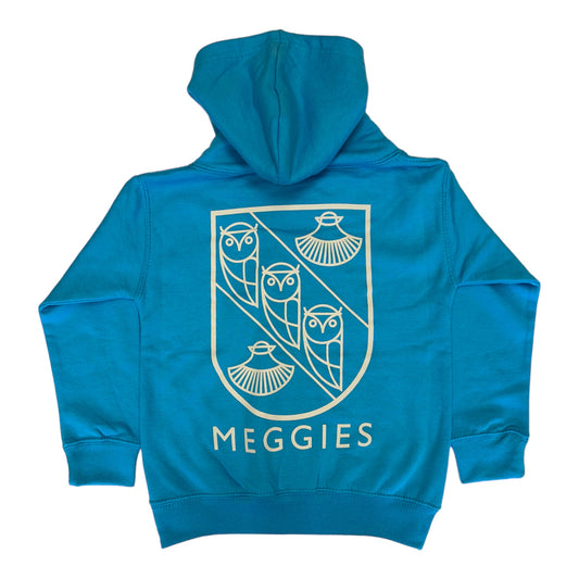 Forw4rd Meggies Mono Crest Youth Hoodie - Hawaiian Blue