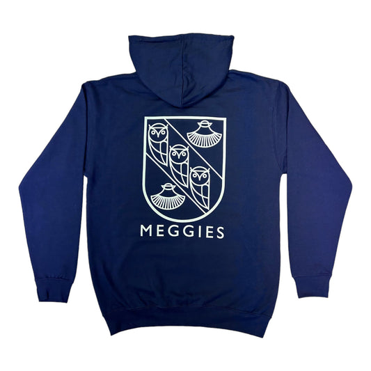 Forw4rd Meggies Mono Crest Hoody - Navy