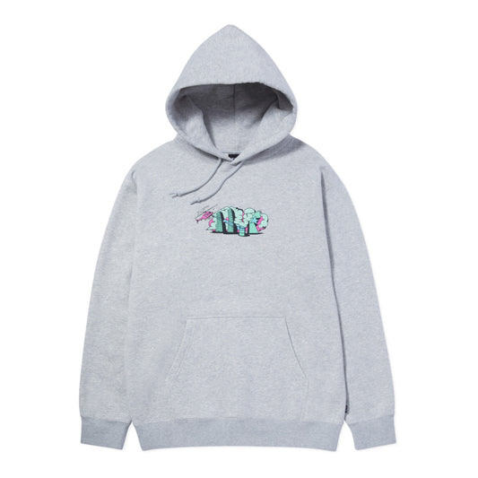 HUF - Street Level Pull Over Hoodie - Heather Grey