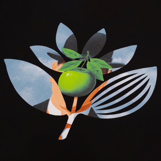 Magenta - Pomme T-Shirt - Black