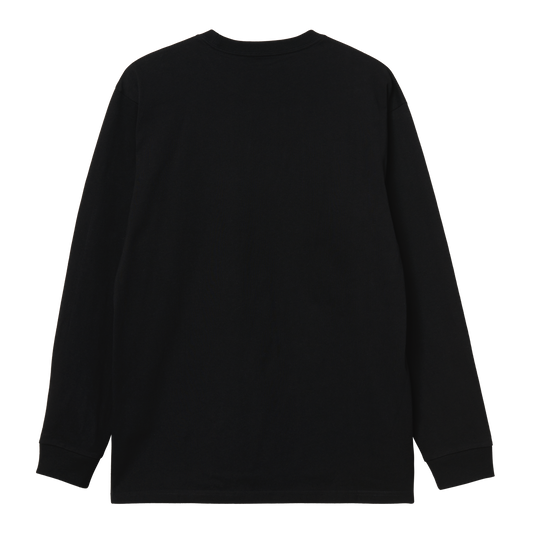 Carhartt WIP L/S Chase T-Shirt - Black / Gold