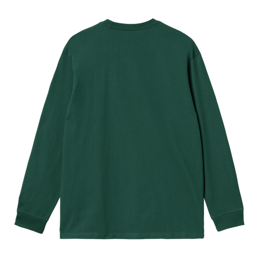 Carhartt WIP L/S Chase T-Shirt - Chervil / Gold