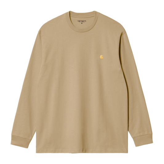 Carhartt WIP L/S Chase T-Shirt - Sable / Gold
