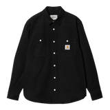 Carhartt WIP L/S Clink Shirt - Black Rigid