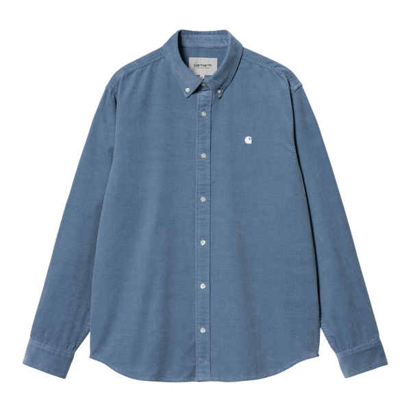 Carhartt WIP L/S Madison Fine Cord Shirt - Sorrent / Wax