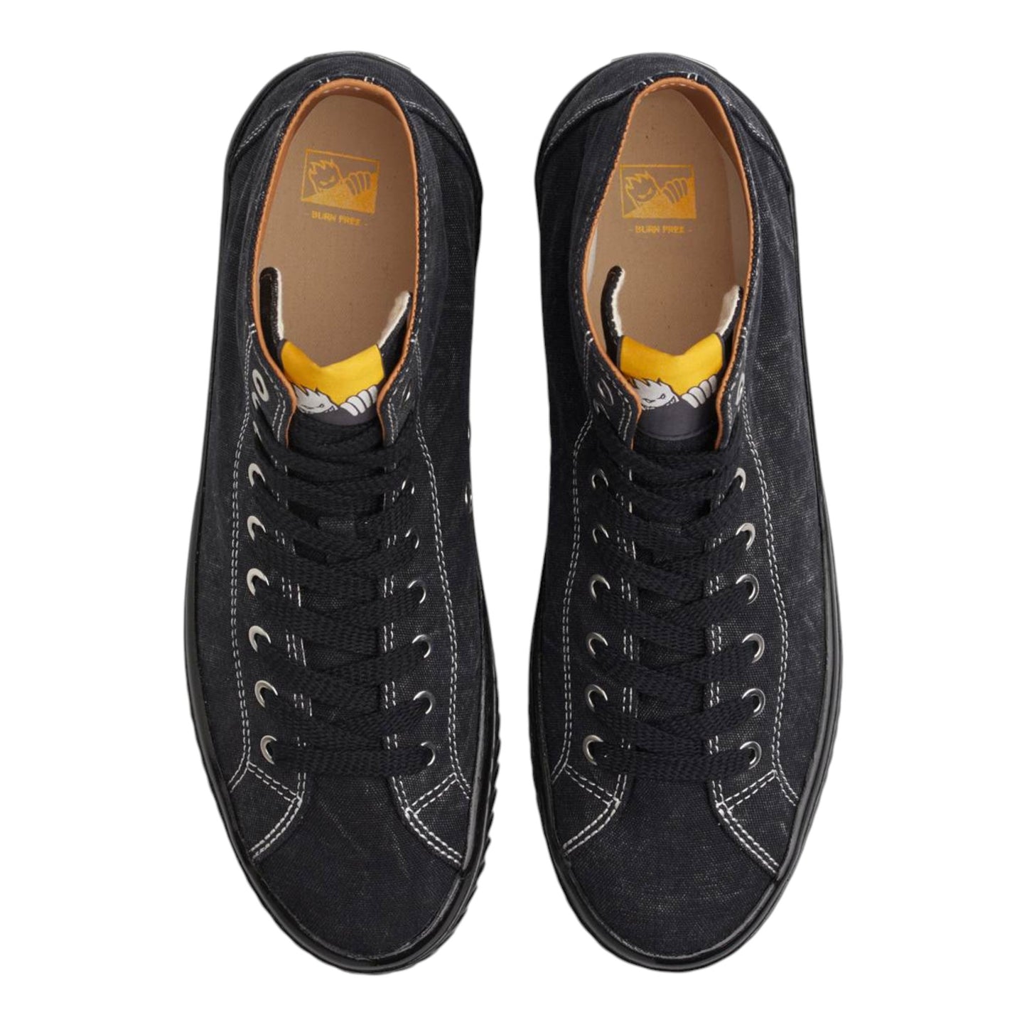 Last Resort AB X Spitfire VM003-Hi Canvas (Washed Black)