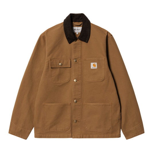 Carhartt WIP Michigan Summer Coat - Hamilton Brown / Tobacco Rinsed