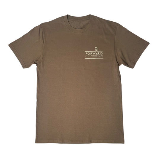 Forw4rd Meggies Mono Crest - Brown / Off White