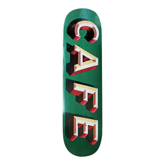 Skate Cafe Mr Finbar C2 Shape Deck Green - 8.375"