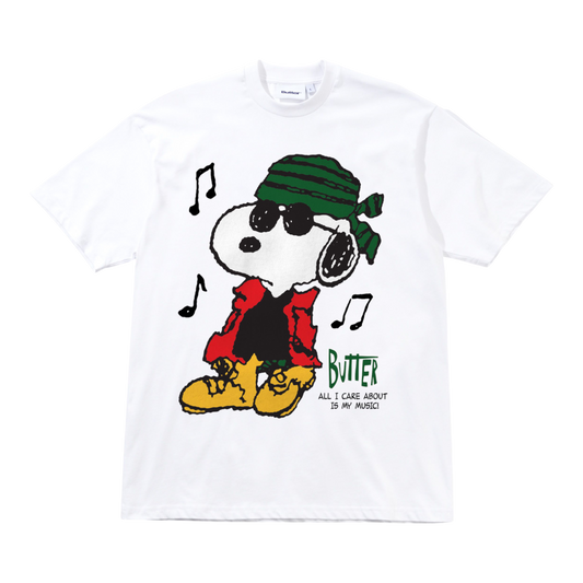 Butter Goods - Good Music Tee - White