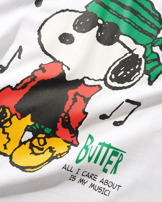 Butter Goods - Good Music Tee - White