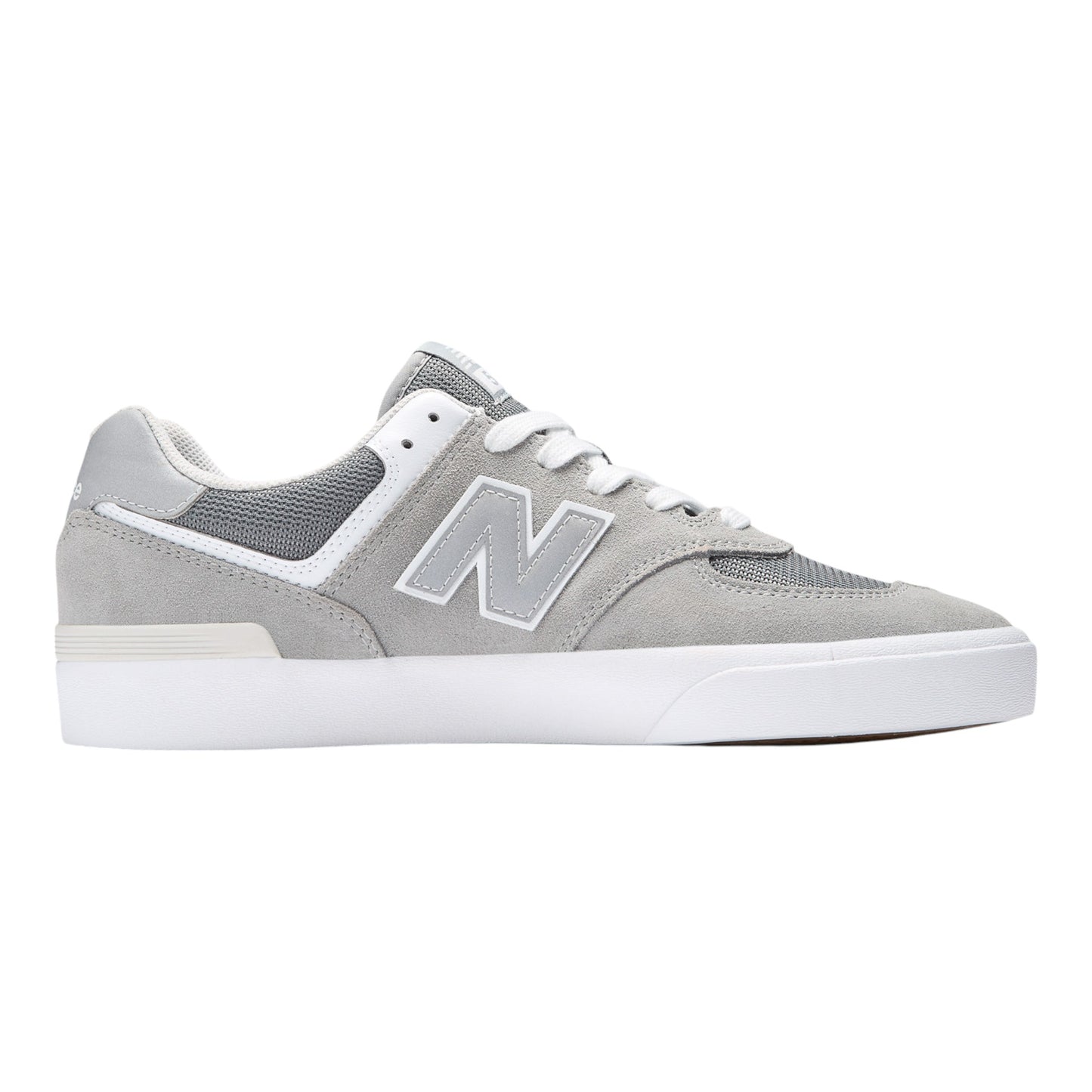 New Balance Numeric 574 Vulc Shoes - Grey/White