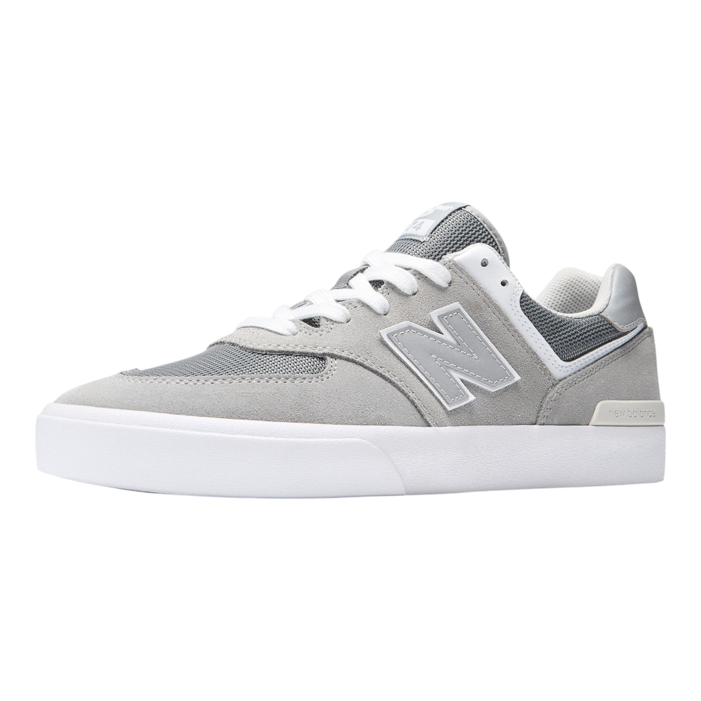 New Balance Numeric 574 Vulc Shoes - Grey/White